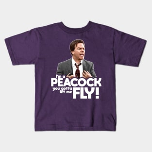 I'm a Peacock You Gotta Let Me Fly Kids T-Shirt